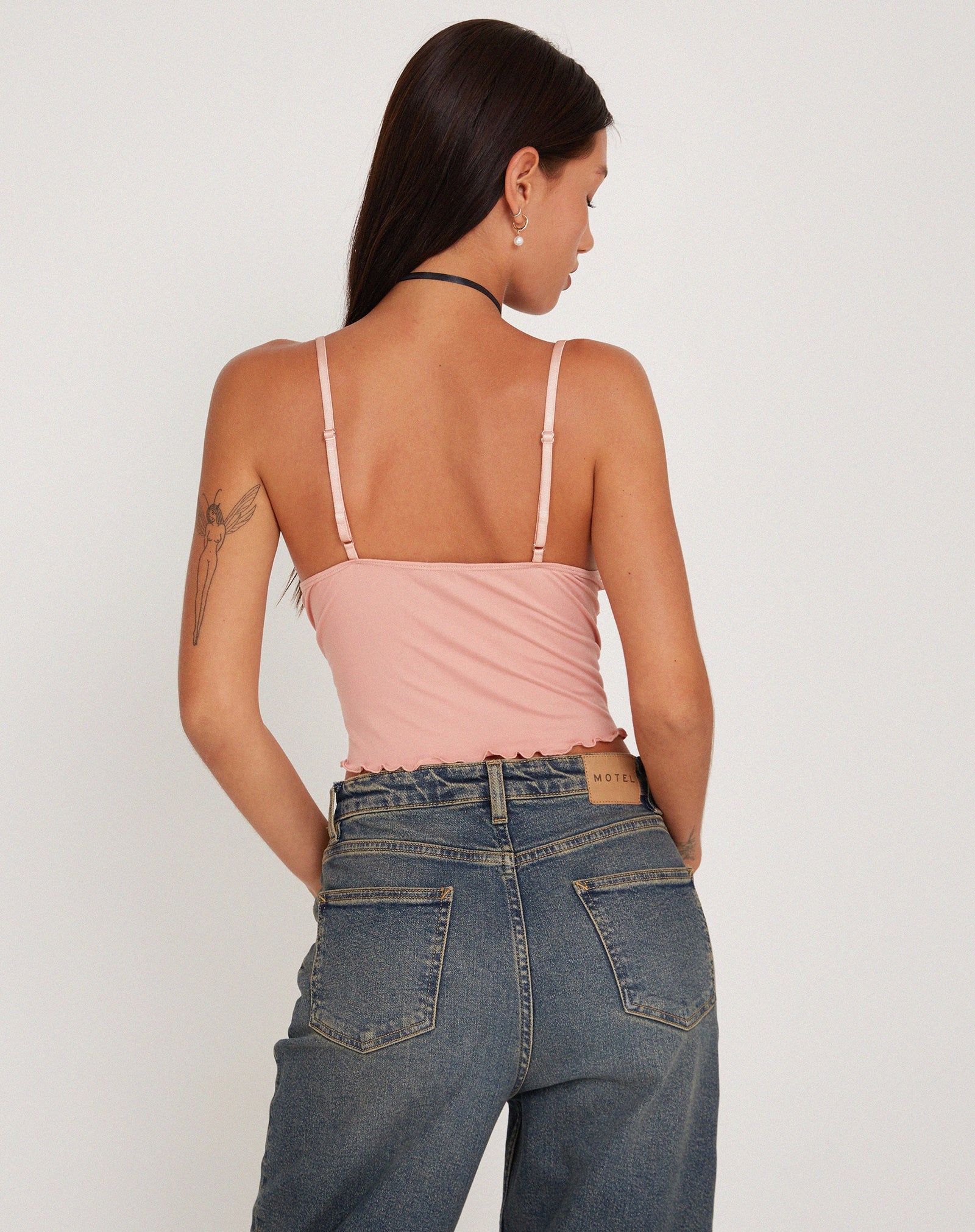 Pink Cami Vest Top | Mia – motelrocks-com-us