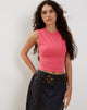 Image of Monlo Vest Top in Hot Pink