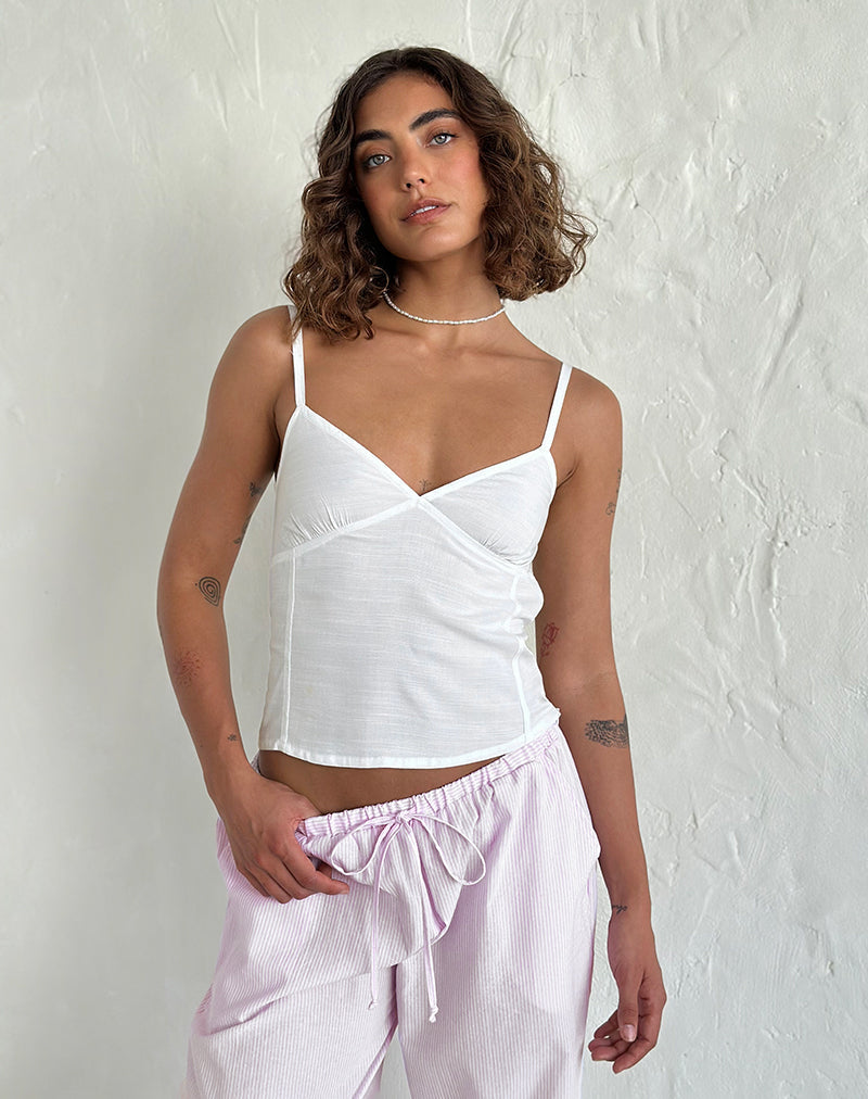 Image of Rey Cami Top in Ivory