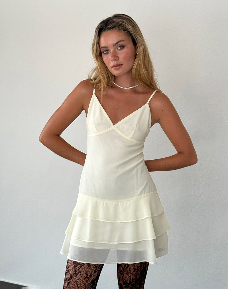 ivory chiffon short dress Elegant Sleeveless Ivory Chiffon Knee length Formal Dress Sequins Short Party Wear Dress