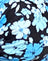 pastel blue floral