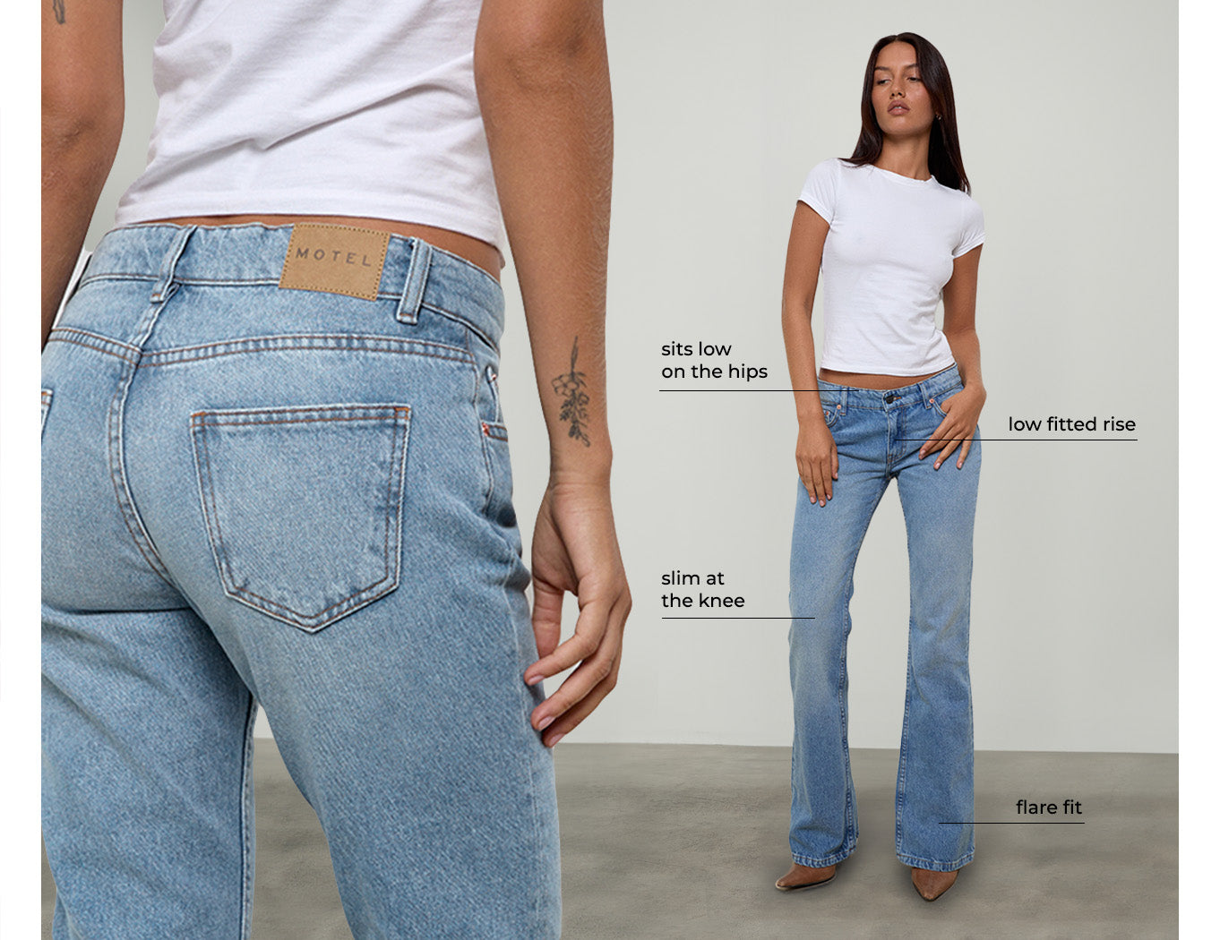 RIGID FLARE JEANS