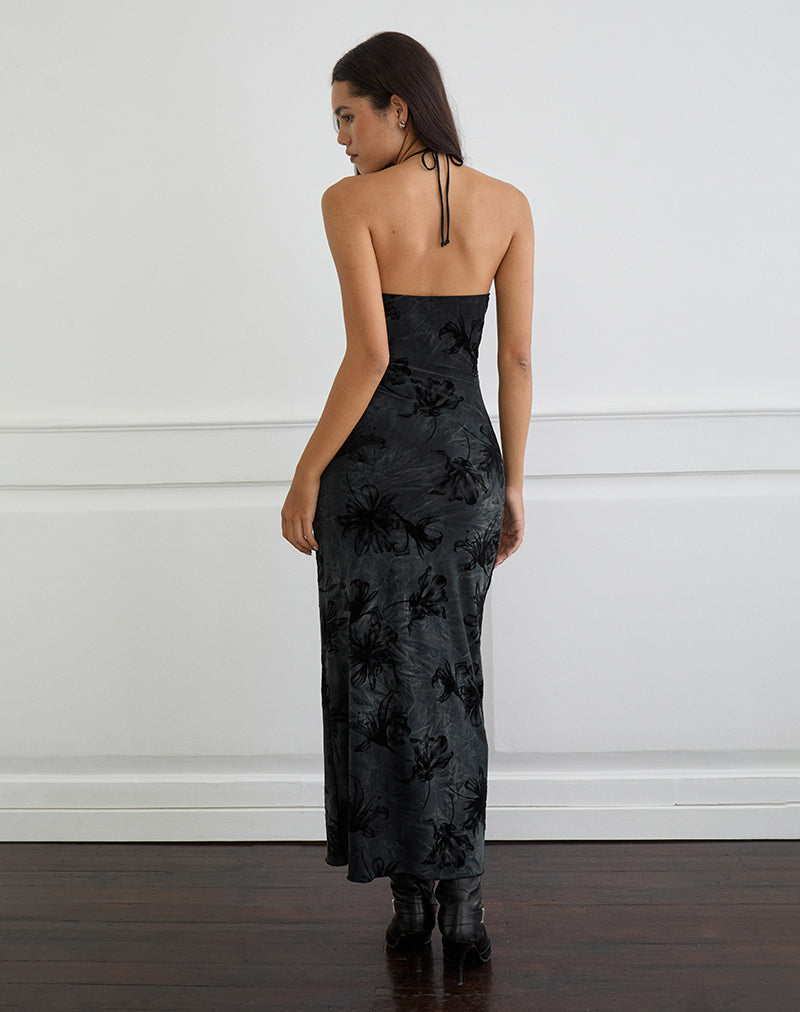Grey Velvet Maxi Dress | Rikaya motelrocks-com-us Grey Velvet Maxi Dress | Rikaya motelrocks-com-us