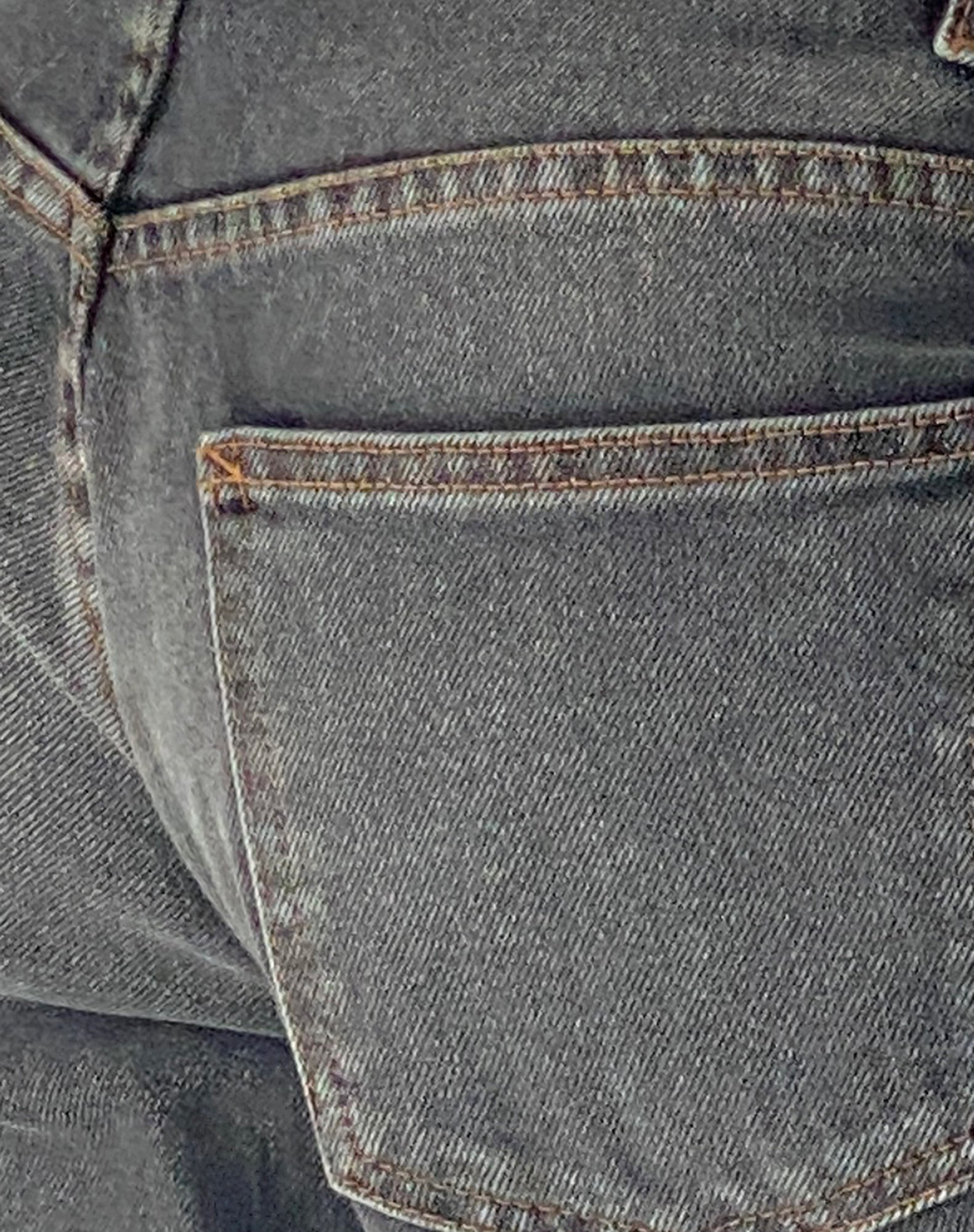 – Used | Grey Low Rise Bleach Jeans Roomy motelrocks-com-us
