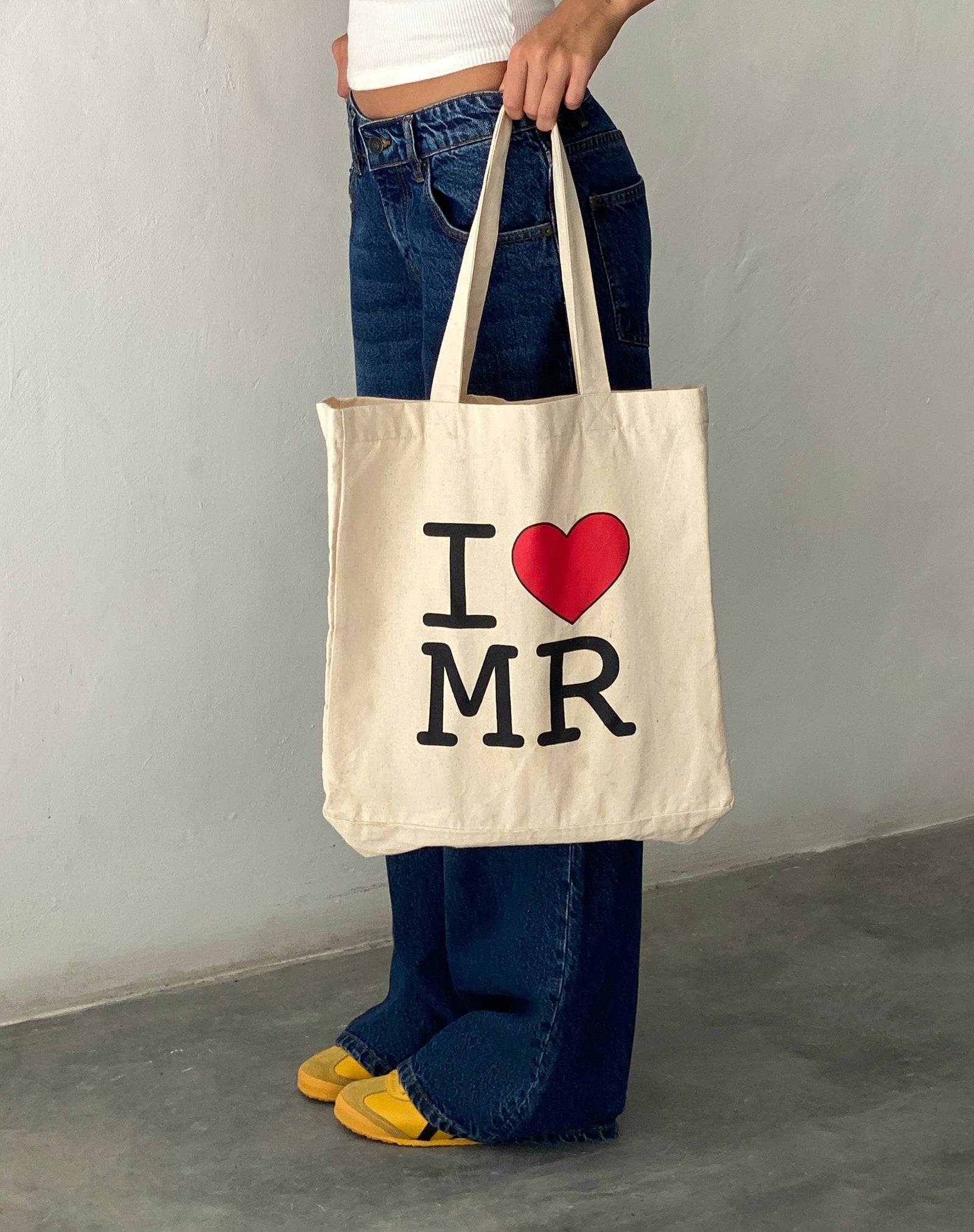 Off-White Tote Bags