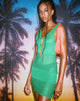 image of MOTEL X BARBARA Rurouni Mini Dress in Green