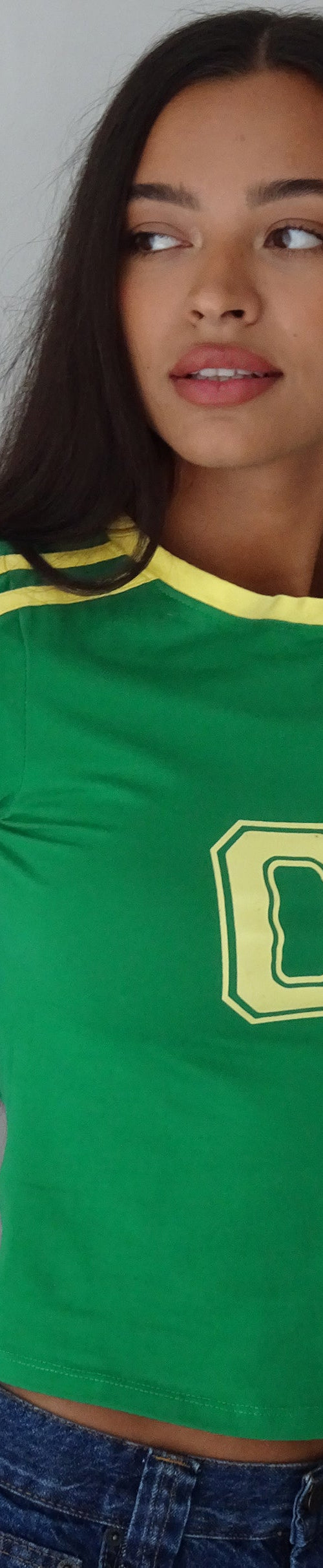 Image of Salda Sports Fitted Tee in Green