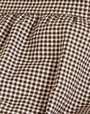 mini gingham brown