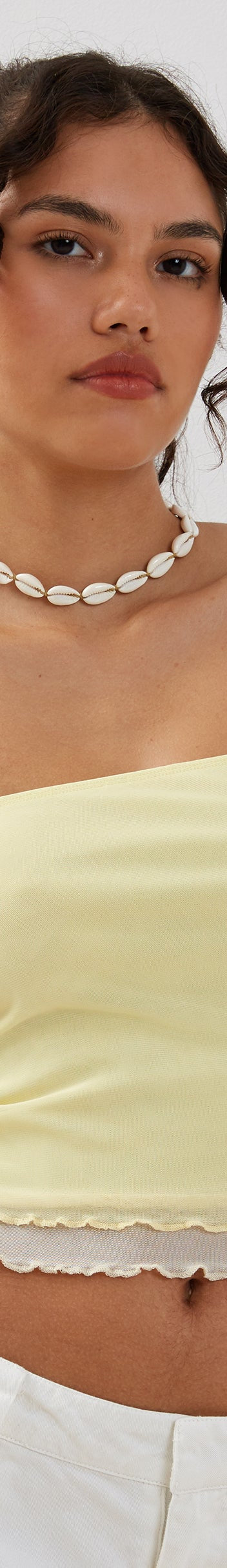 Ceremony | Lemon Bandeau  Maxi Dress main image 1