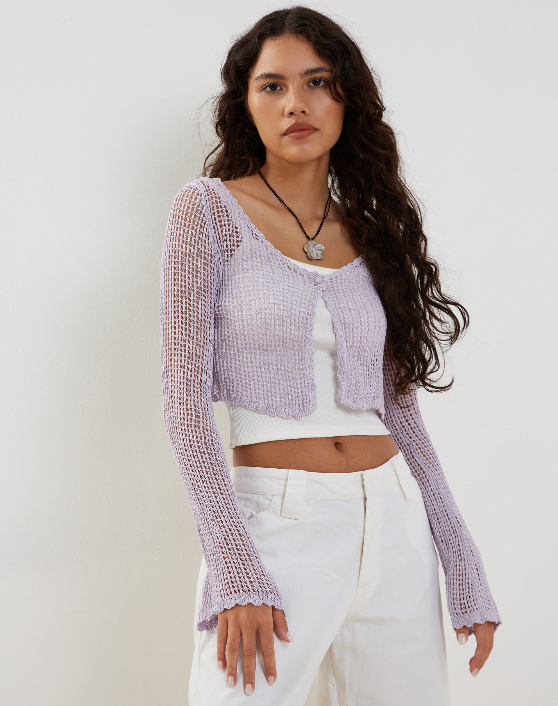 Crop deals top cardigans