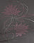 Cupro Diamante Flower Dark Grey