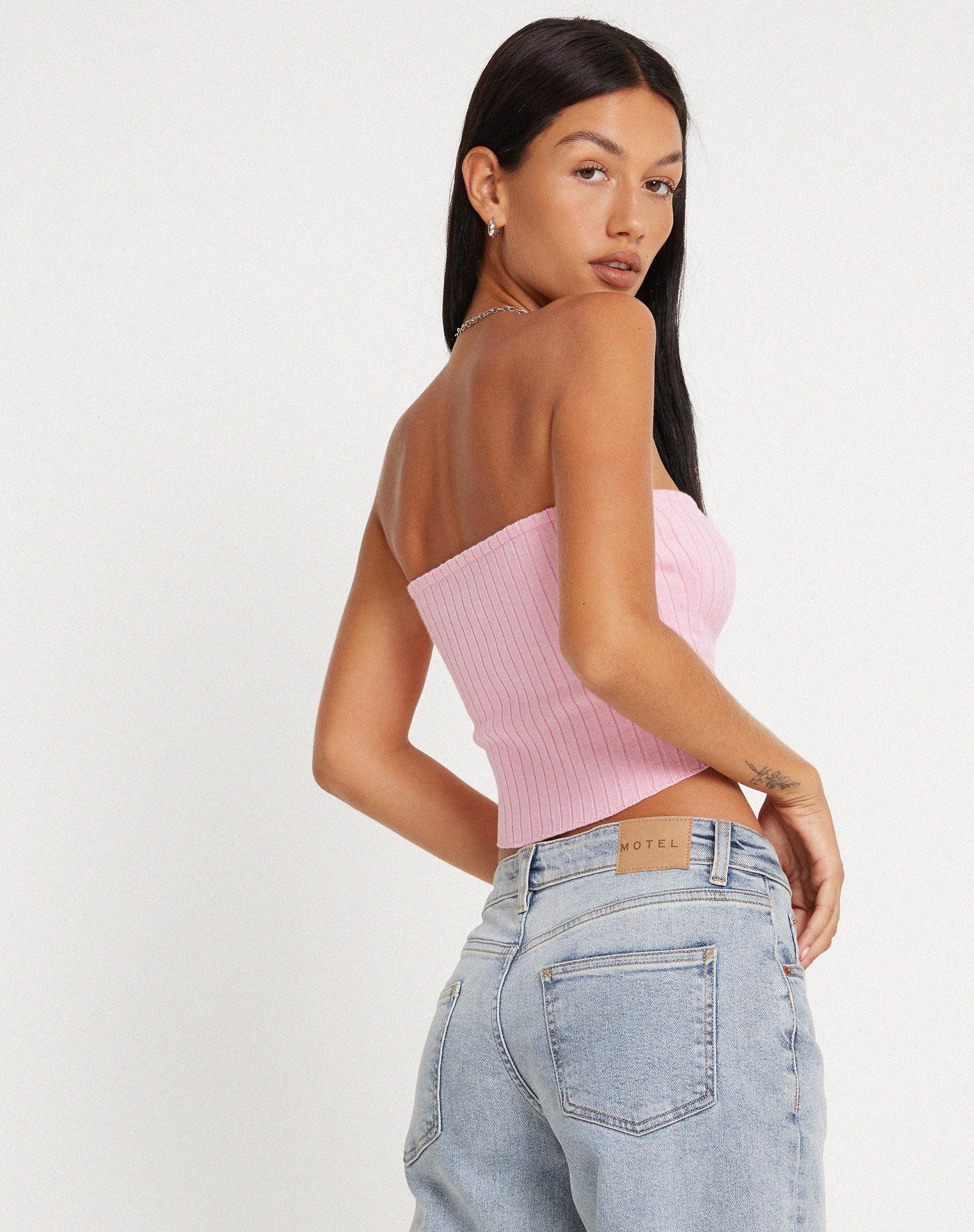image of Shae Bandeau Top in Pink