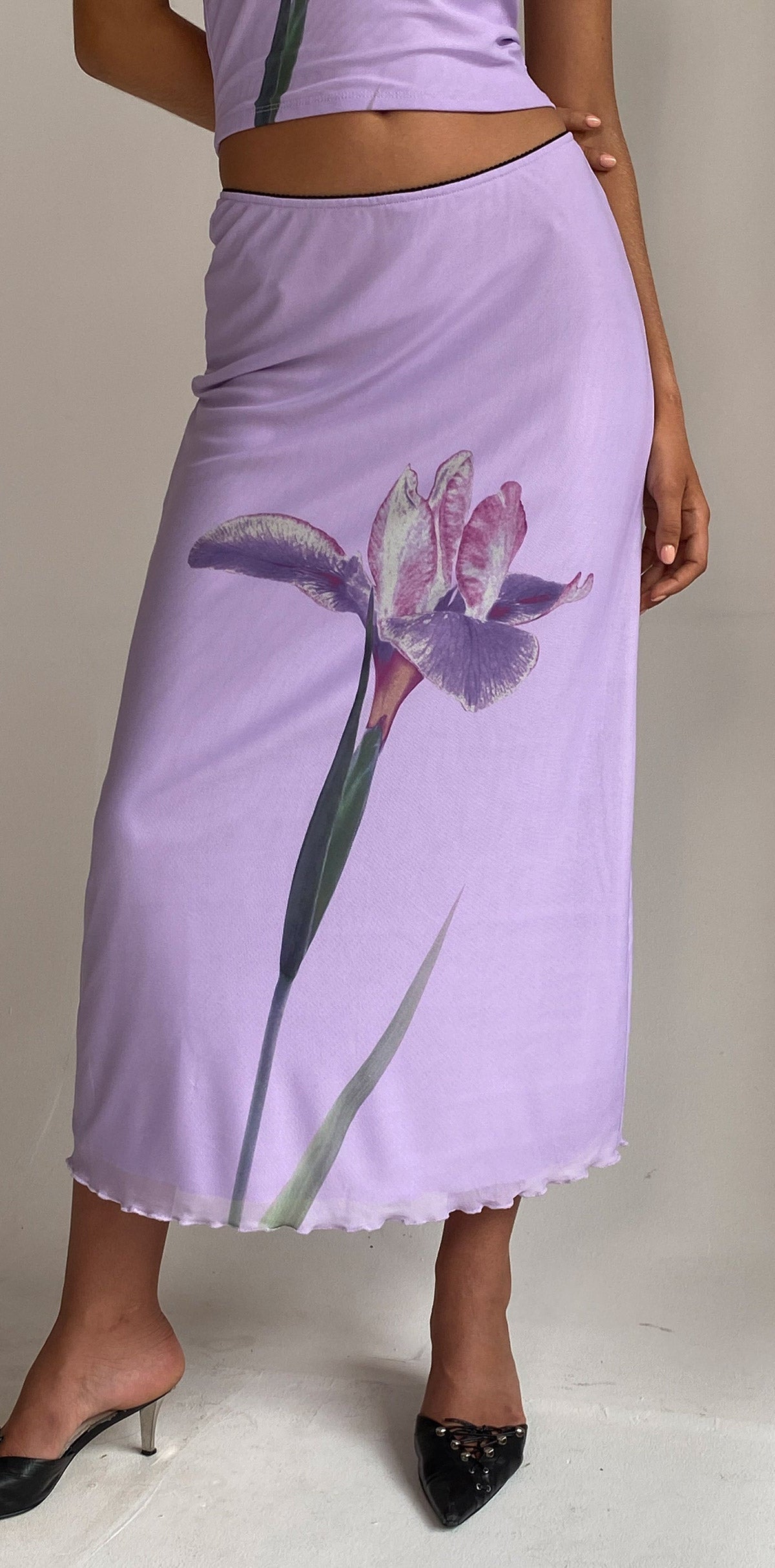 Elisha Skirt - Lilac Floral main image 0
