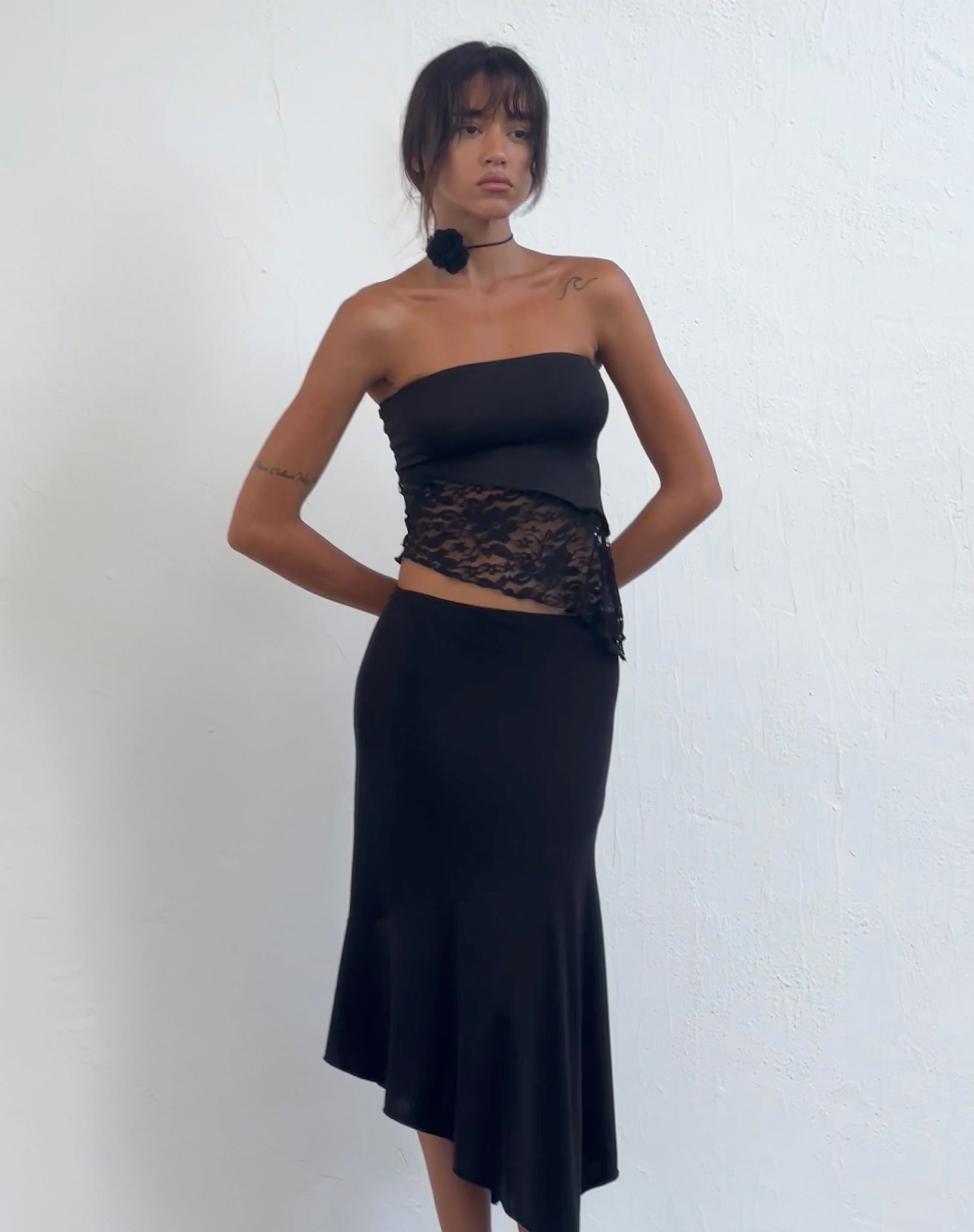 Lace Black Bandeau Top | Shanda motelrocks-com-us Lace Black Bandeau Top | Shanda motelrocks-com-us