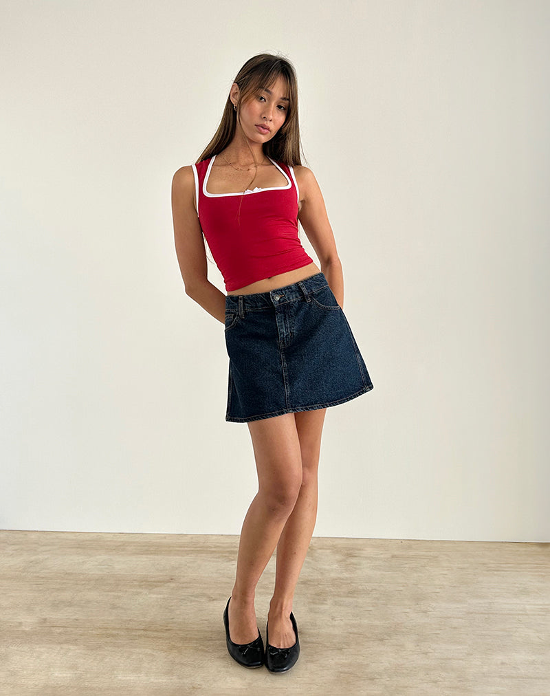 Adrenaline Red Top | Shinju – motelrocks-com-us