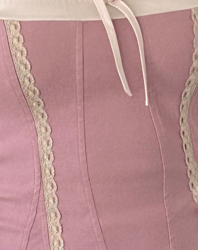 shirina mini dress dusty pink Shirina Dress in Tailoring Dusky Pink