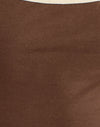 Cocoa Brown with Buttermilk Binding