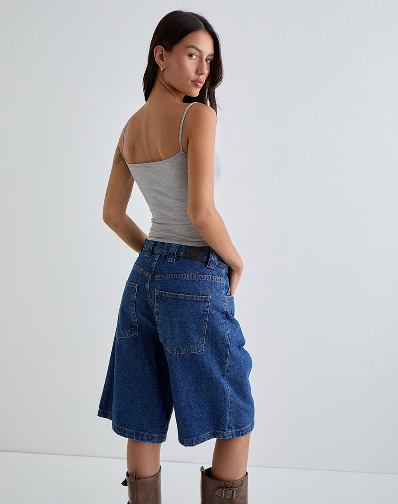 Grey Marl Cami Top | Solay – motelrocks-com-us