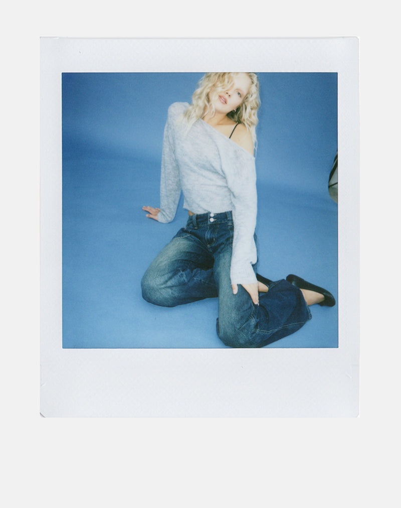 Image of Suena Asymmetric Jumper in Grey