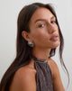 Image of Silver Plated Sun Earrings