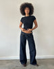 Image of Low Rise Parallel Jeans in Indigo