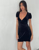 Image of Tabitha Mini Dress in Black Velvet