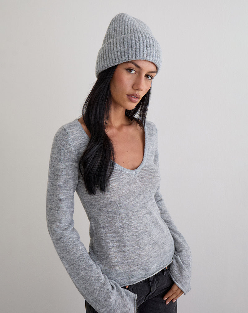 Image of Tano Beanie in Light Grey