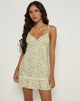 Image of Tatavi Mini Dress in Blooming Lily Green