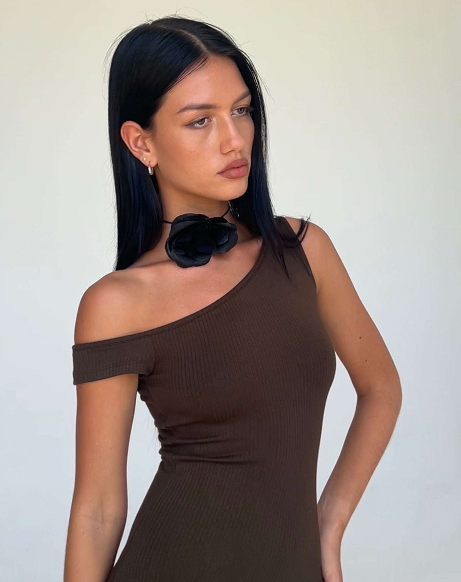 Brown Rib Maxi Dress | Tahyun motelrocks-com-us Brown Rib Maxi Dress | Tahyun motelrocks-com-us