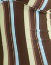Brown and Blue Linear Stripe