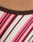 Brown and Pink Candy Stripe