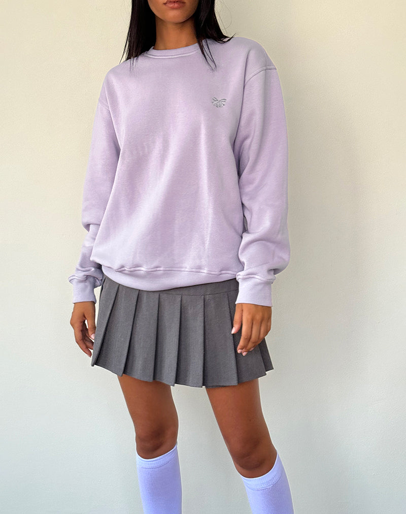 Violet 2025 grey sweatshirt