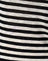 Sheer Jersey Black and White Stripe