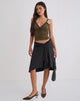 Image of Tolani Cami Top in Heavy Mesh Khaki