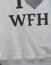 Grey Marl with I Love WFH Graphic