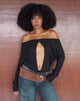 Image of Toshi Long Sleeve Top in Jersey Black