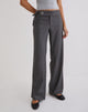 Image of Tova Tie Tailoring Trousers in Pinstripe Grey