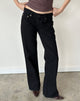Image of Low Rise Parallel Jeans in Rinse Black