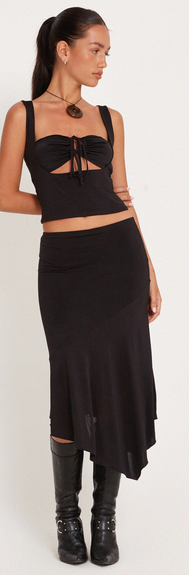 (MY PICKS!) Una top/ Black main image 1