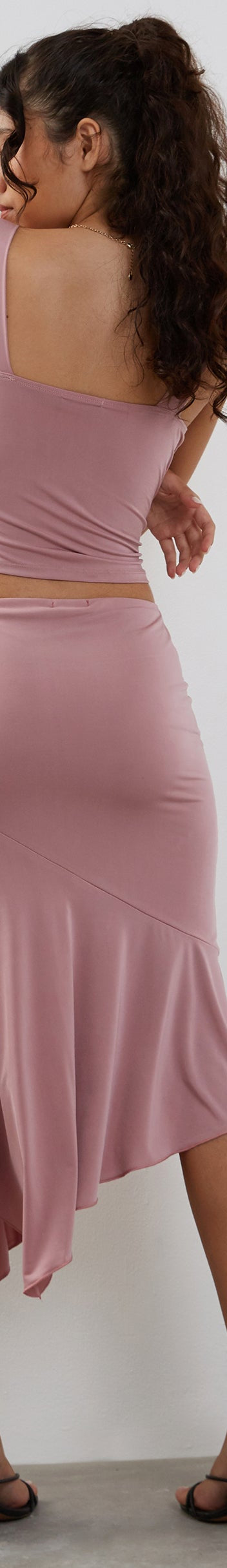 Cyra Skirt in Dusty Pink main image 0