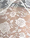 Ivory Big Rose Lace