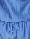 Blue Chiffon Painted Stripe