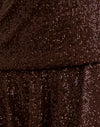 Drape Sequin Brown
