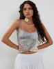 Image of Vienna Cami Top in Pastel Floral Lace