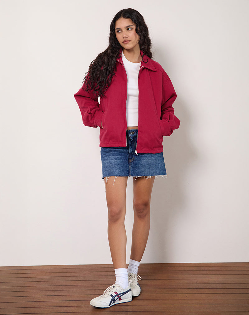 Image of Vita Bomber Jacket in Adrenaline Red