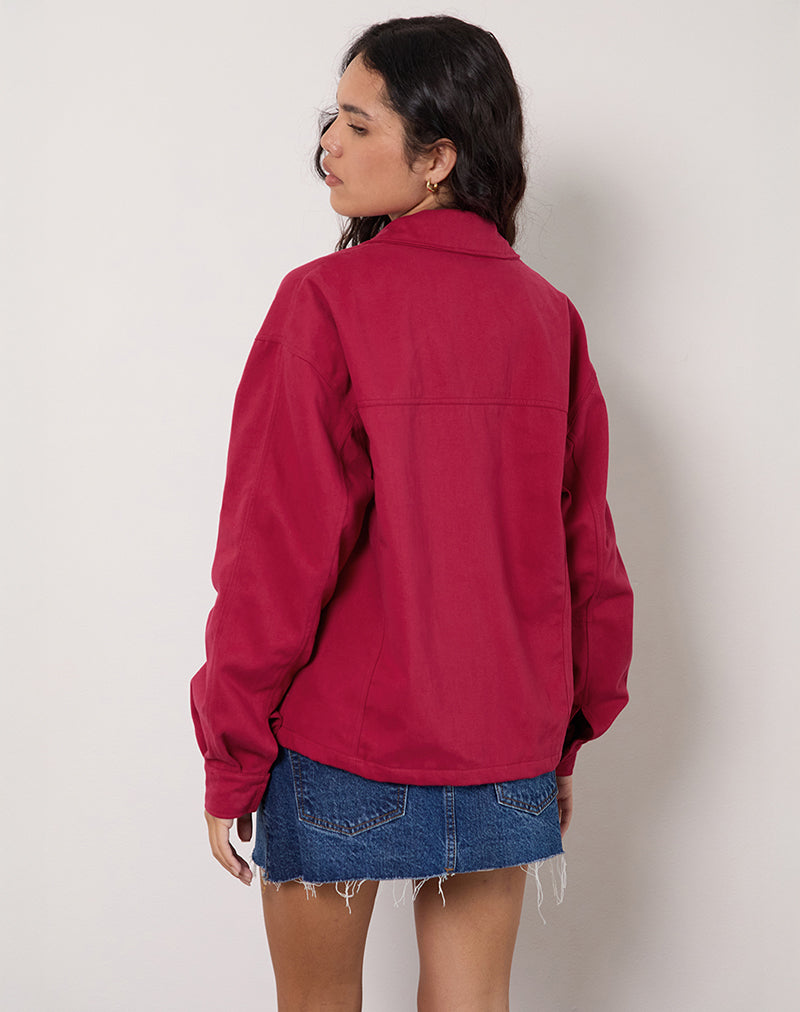 Image of Vita Bomber Jacket in Adrenaline Red