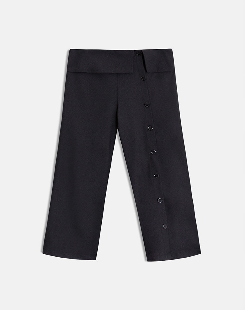 Image of Wamari Capri Trouser in Tailoring Black