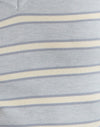 Stripe Knit Cream Grey