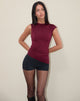 Image of Yeseo Tank Top in Slinky Wine