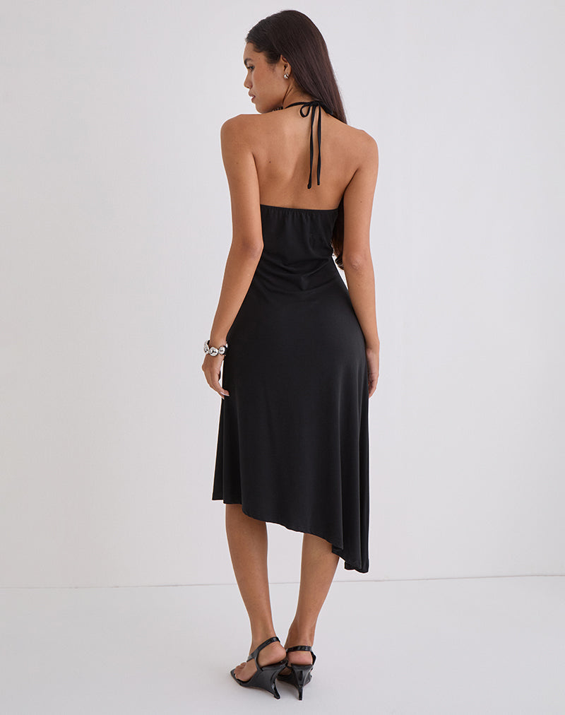 midi diamante dress self-portrait - Black Lace Diamante Midi Dress